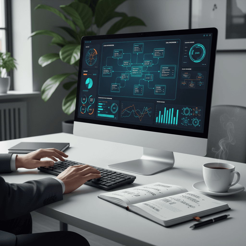 Consultant monitoring system performance on monitoring dashboards